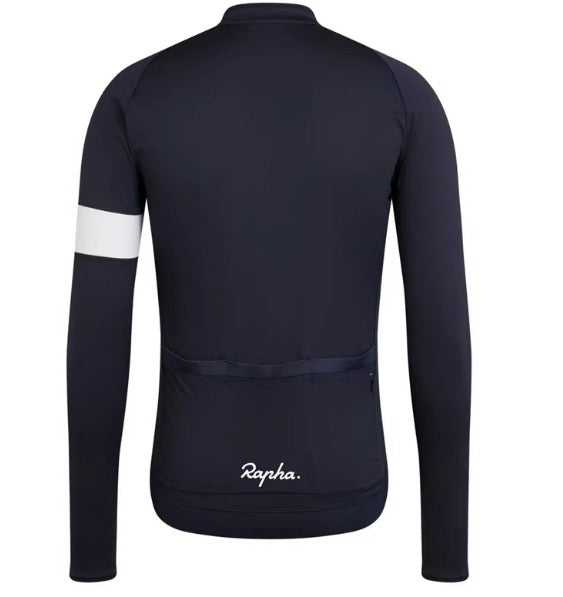 Rapha koszulka kolarska unisex | długi rękaw z polarową podszewką