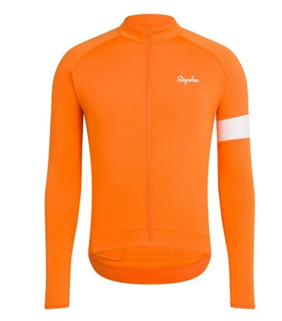 Rapha koszulka kolarska unisex | długi rękaw z polarową podszewką