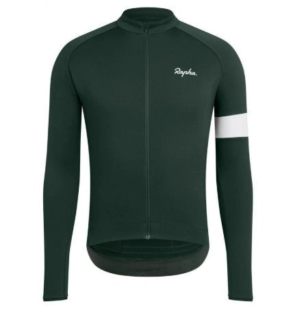 Rapha koszulka kolarska unisex | długi rękaw z polarową podszewką
