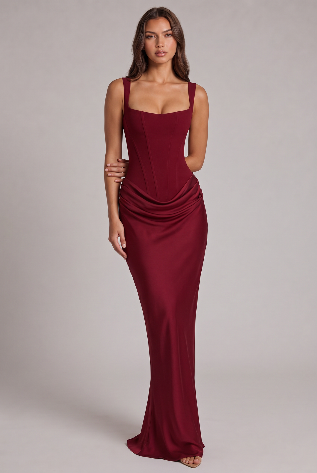 Cornelia™ – Elegancka sukienka maxi o gorsetowym kroju