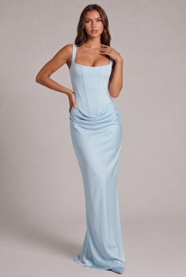 Cornelia™ – Elegancka sukienka maxi o gorsetowym kroju