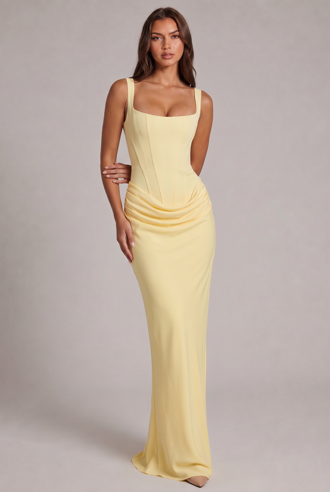 Cornelia™ – Elegancka sukienka maxi o gorsetowym kroju