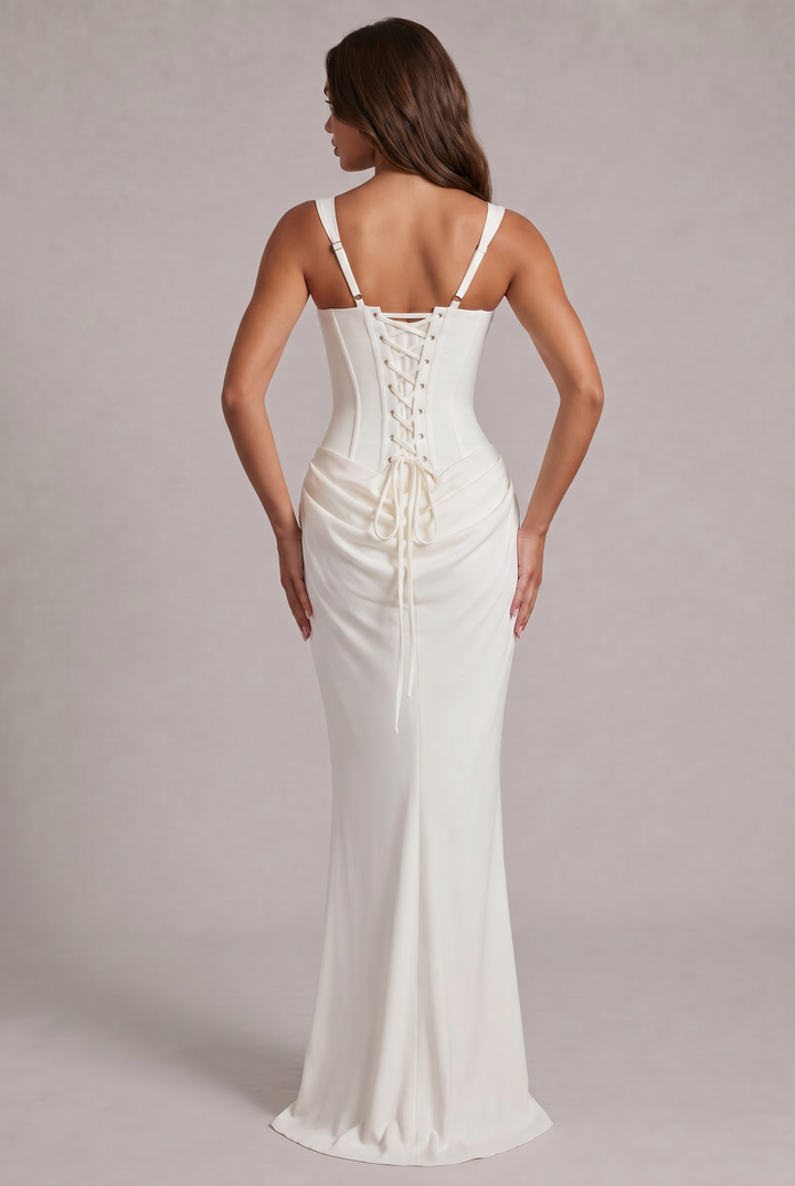 Cornelia™ – Elegancka sukienka maxi o gorsetowym kroju