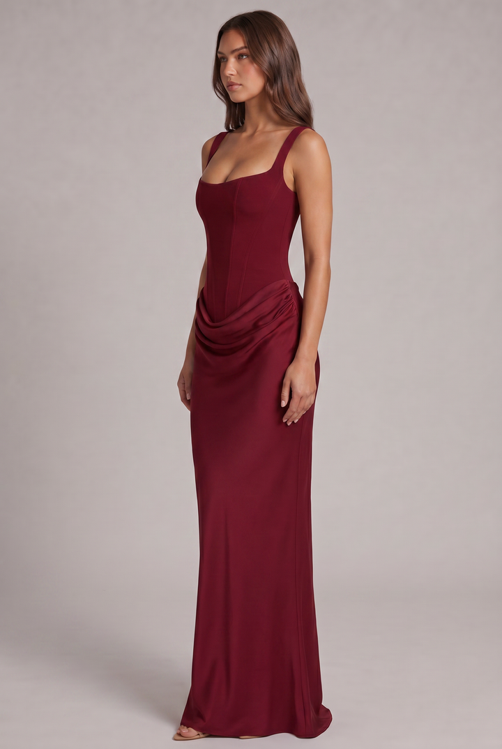 Cornelia™ – Elegancka sukienka maxi o gorsetowym kroju