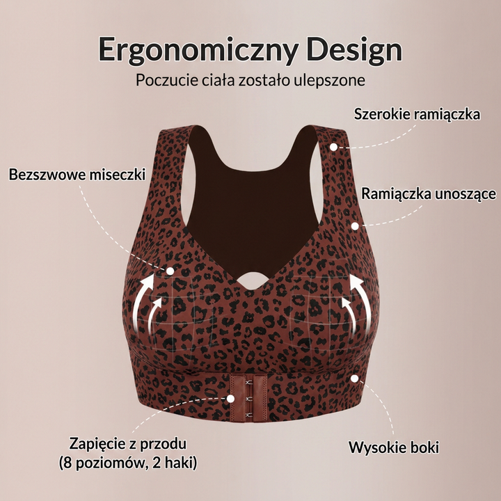 PostureElegance™ – Wspierający biustonosz bez fiszbin z zapięciem z przodu