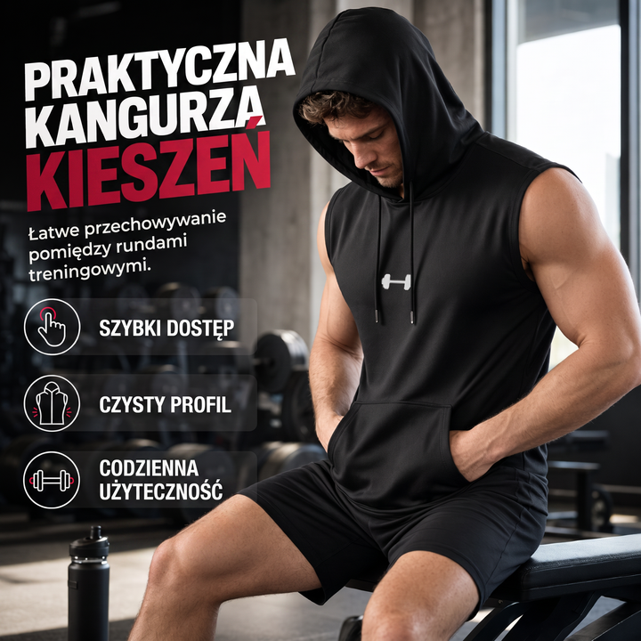 Veyron™ – Męska bluza treningowa bez rękawów