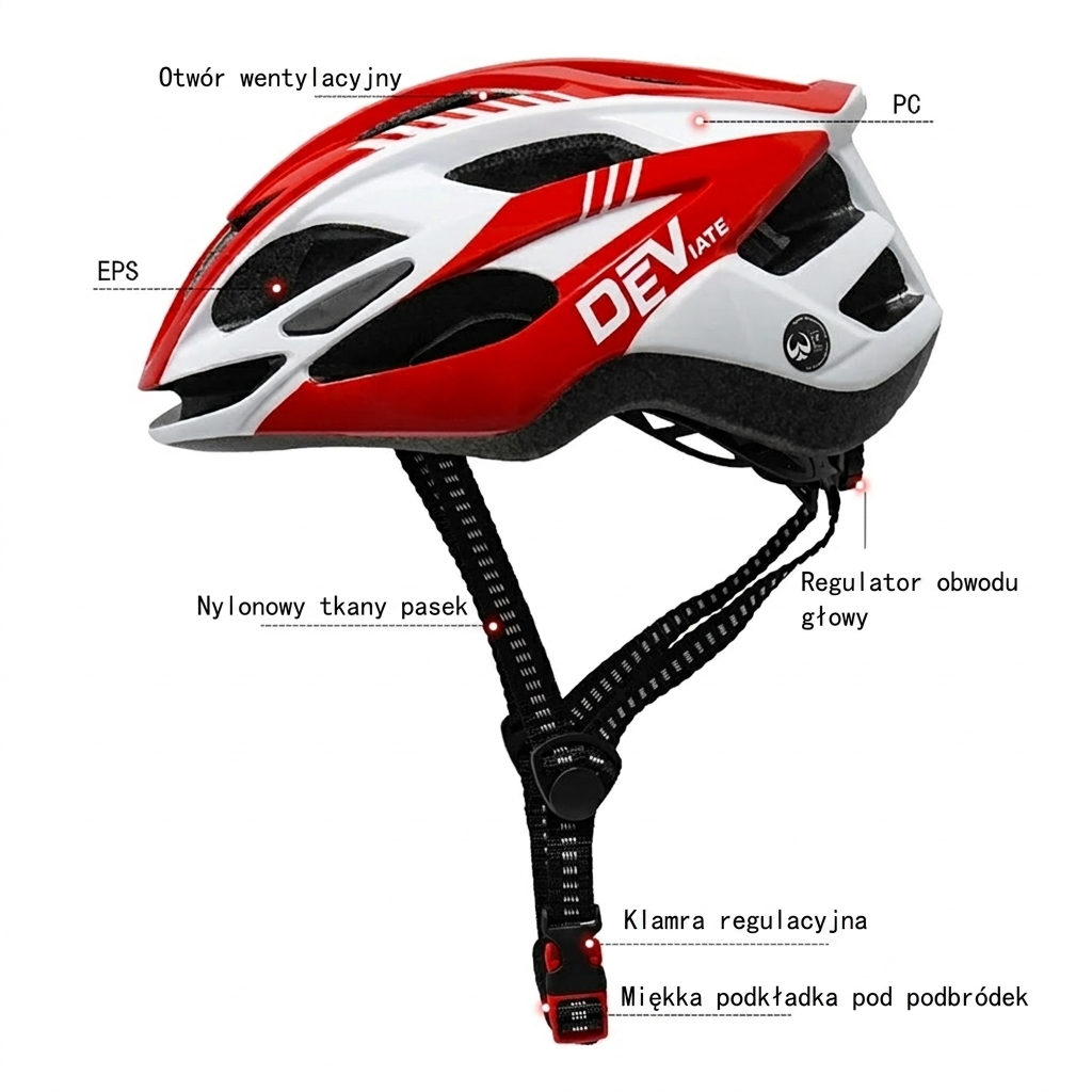 DEVIATE-Rider | Profesjonalny kask rowerowy