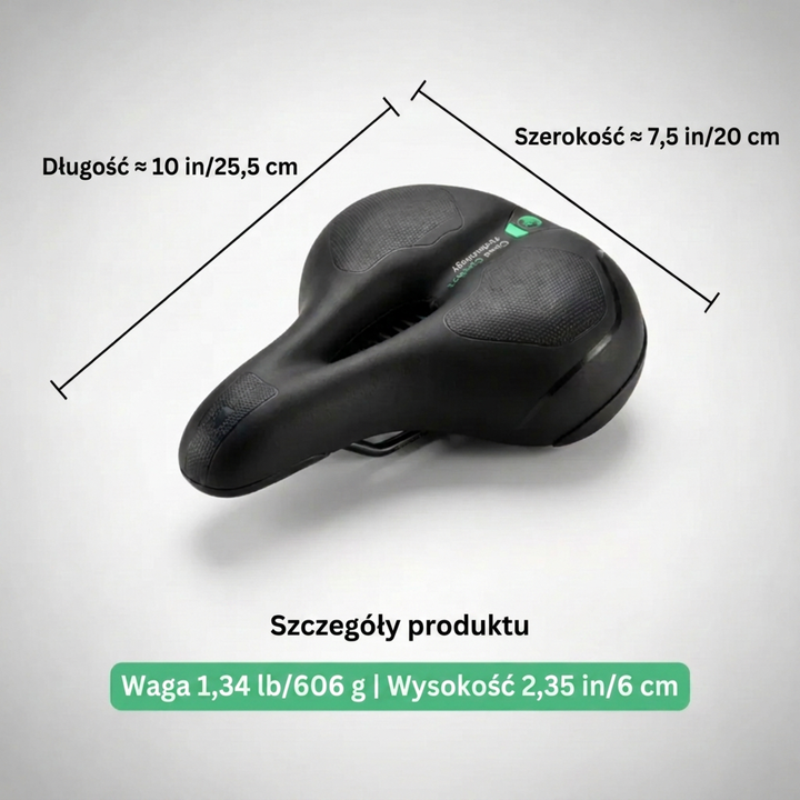 ComfortRide™ Ergonomiczna, oddychająca poduszka na siodełko rowerowe – Maksymalny komfort