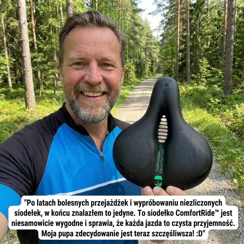 ComfortRide™ Ergonomiczna, oddychająca poduszka na siodełko rowerowe – Maksymalny komfort