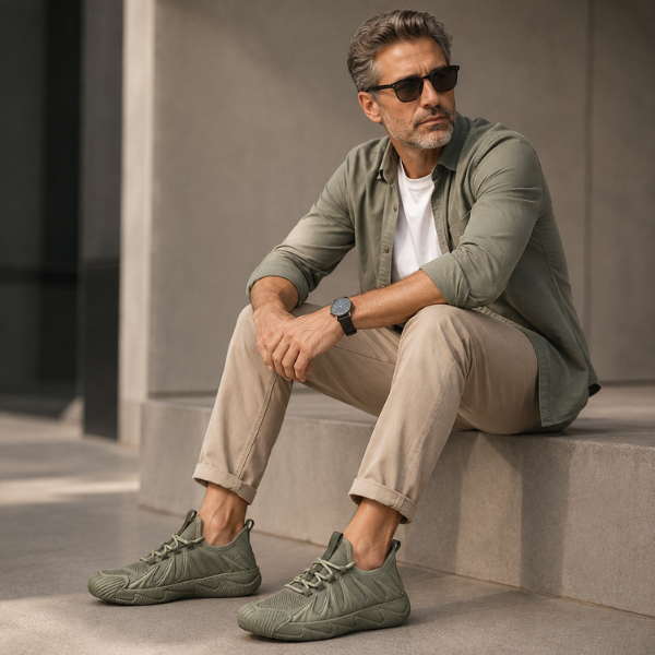 Rovexo™ – Męskie sneakersy lekkie i oddychające bez wiązania