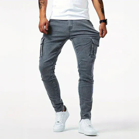 ELARA | jeansy cargo premium