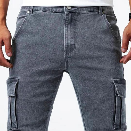 ELARA | jeansy cargo premium