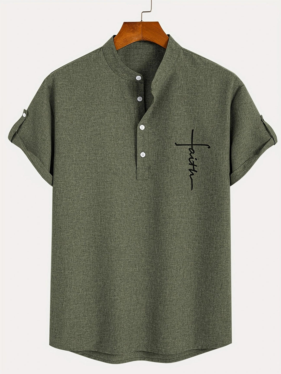 Leblanc™ | Elegancka koszula z krótkim rękawem i stójką