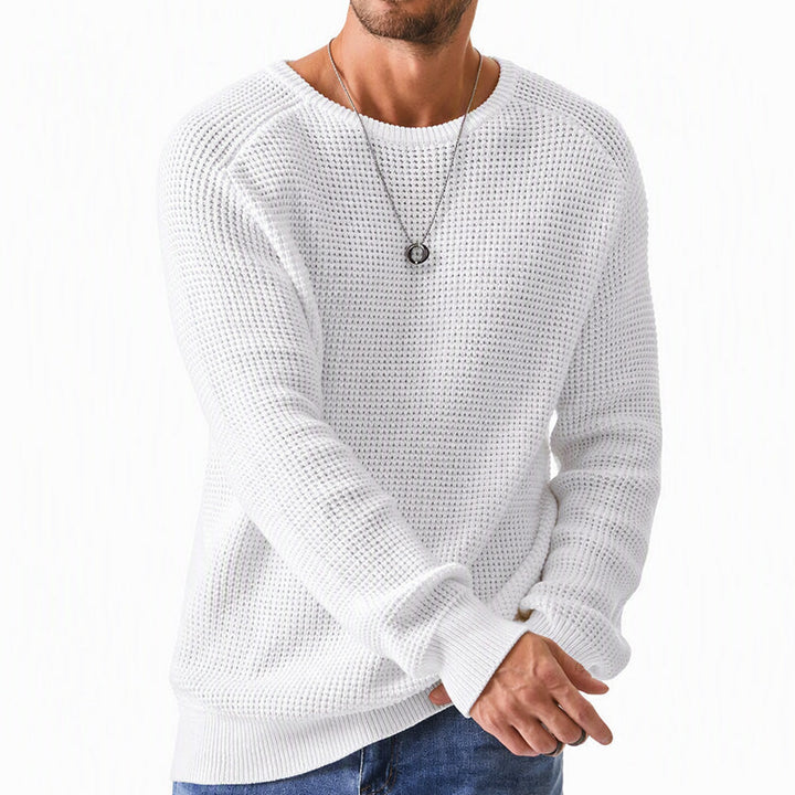 Lorvesso™ – Męski sweter z okrągłym dekoltem