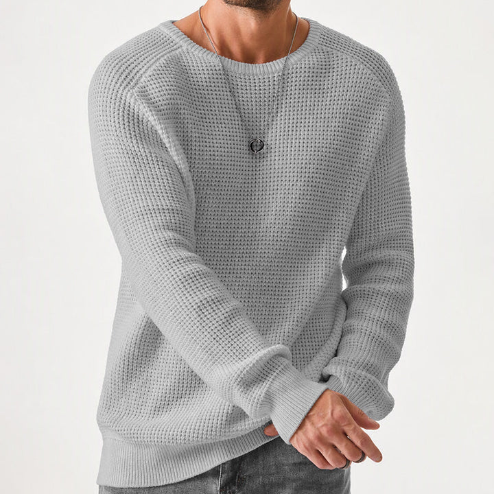 Lorvesso™ – Męski sweter z okrągłym dekoltem