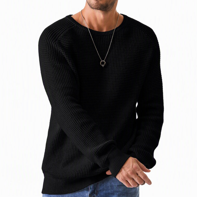 Lorvesso™ – Męski sweter z okrągłym dekoltem