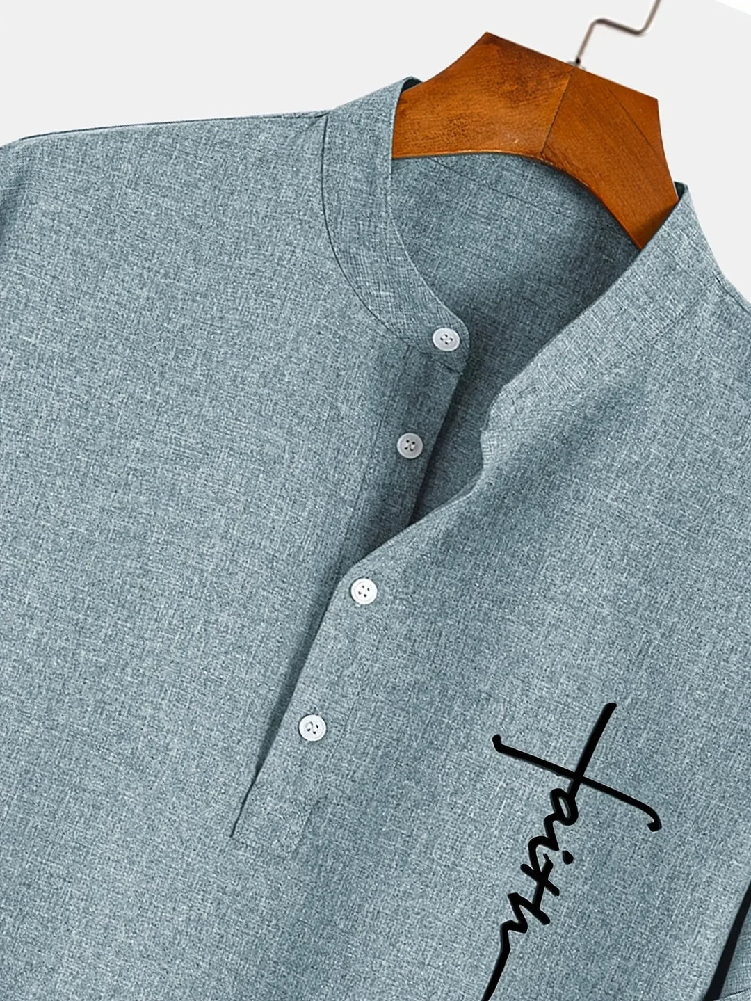 Leblanc™ | Elegancka koszula z krótkim rękawem i stójką