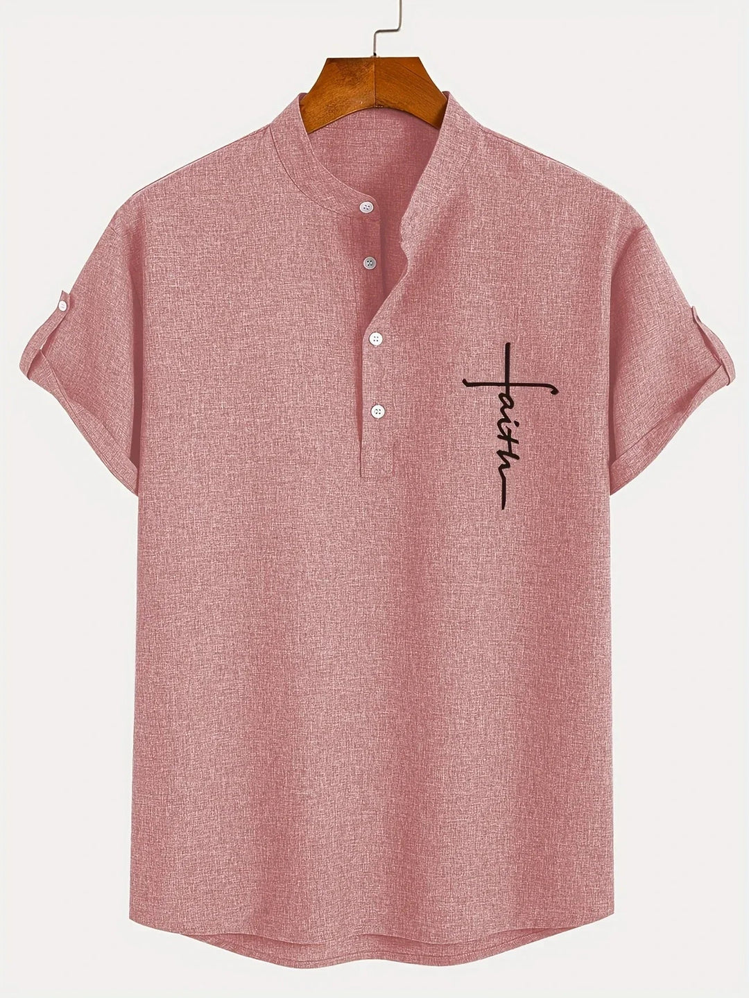 Leblanc™ | Elegancka koszula z krótkim rękawem i stójką