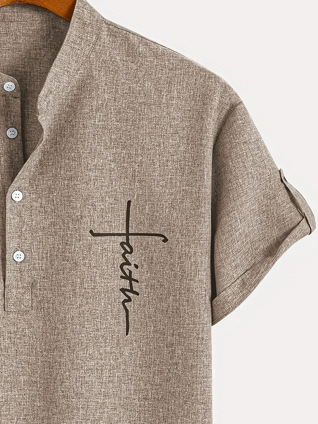 Leblanc™ | Elegancka koszula z krótkim rękawem i stójką