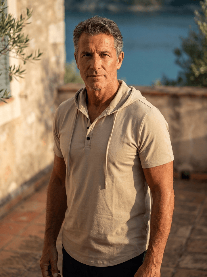 André | Koszulka Henley z Kapturem