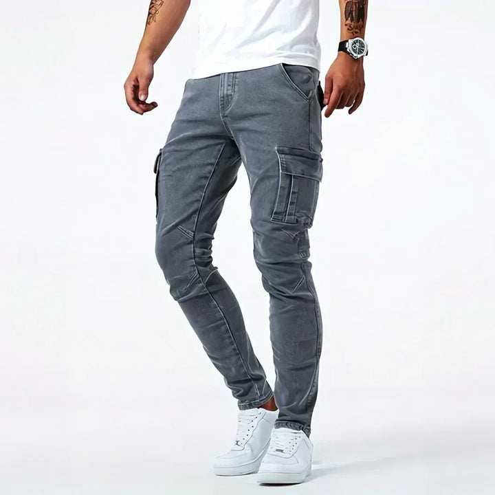 ELARA | jeansy cargo premium