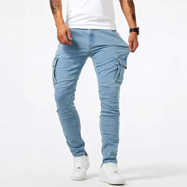 ELARA | jeansy cargo premium